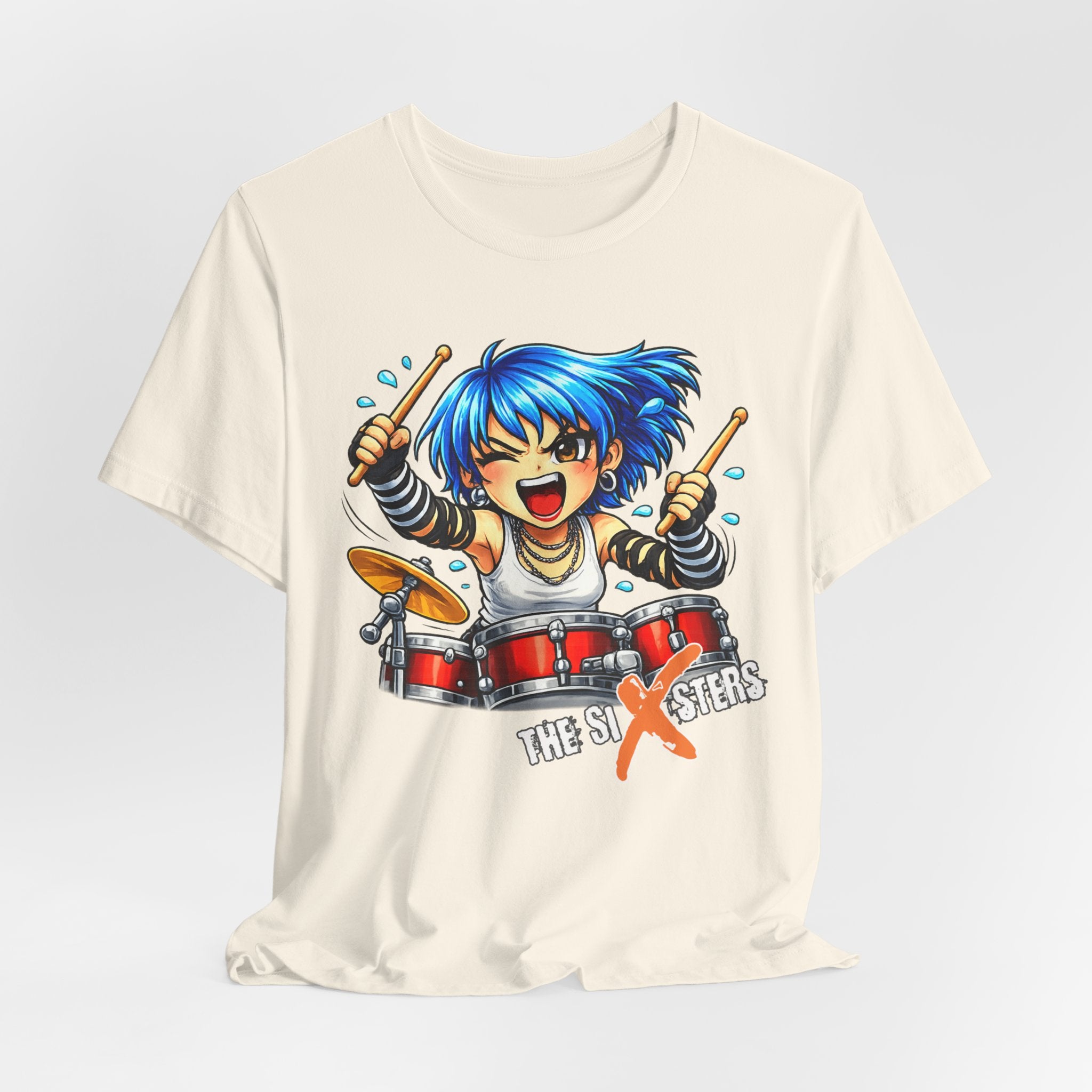 "Kate on Drums" Tee   (Color)